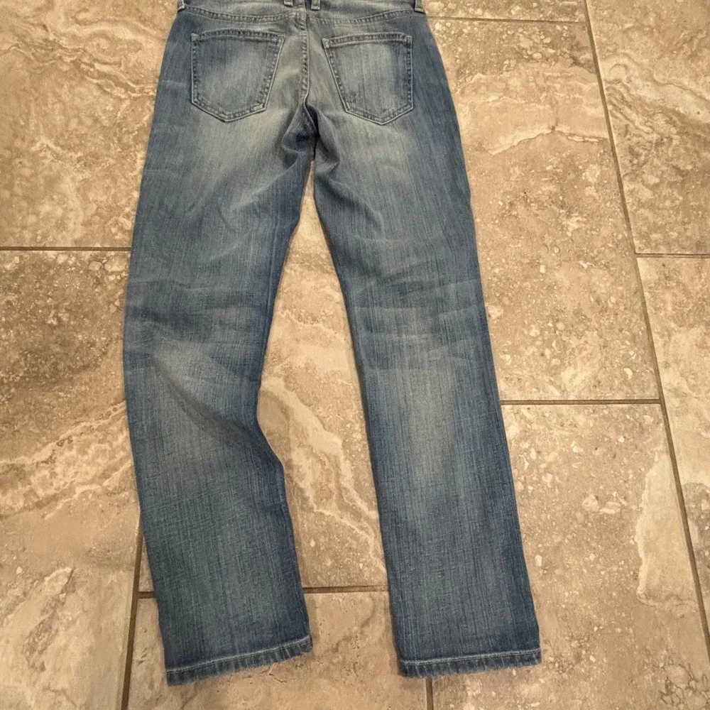 Current Elliott The‎ Fling Slim Boyfriend Jeans Super Loved Destroy Size 23